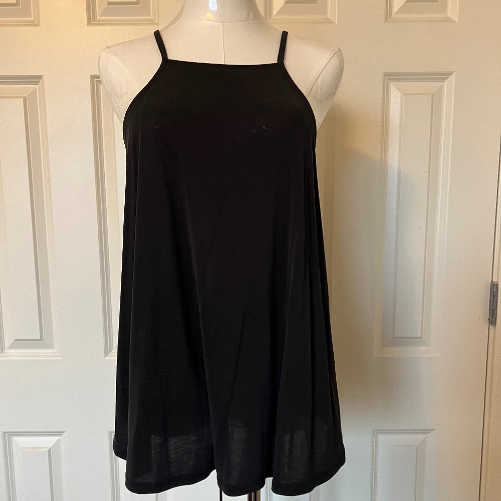 Cherish Black Tank Top
